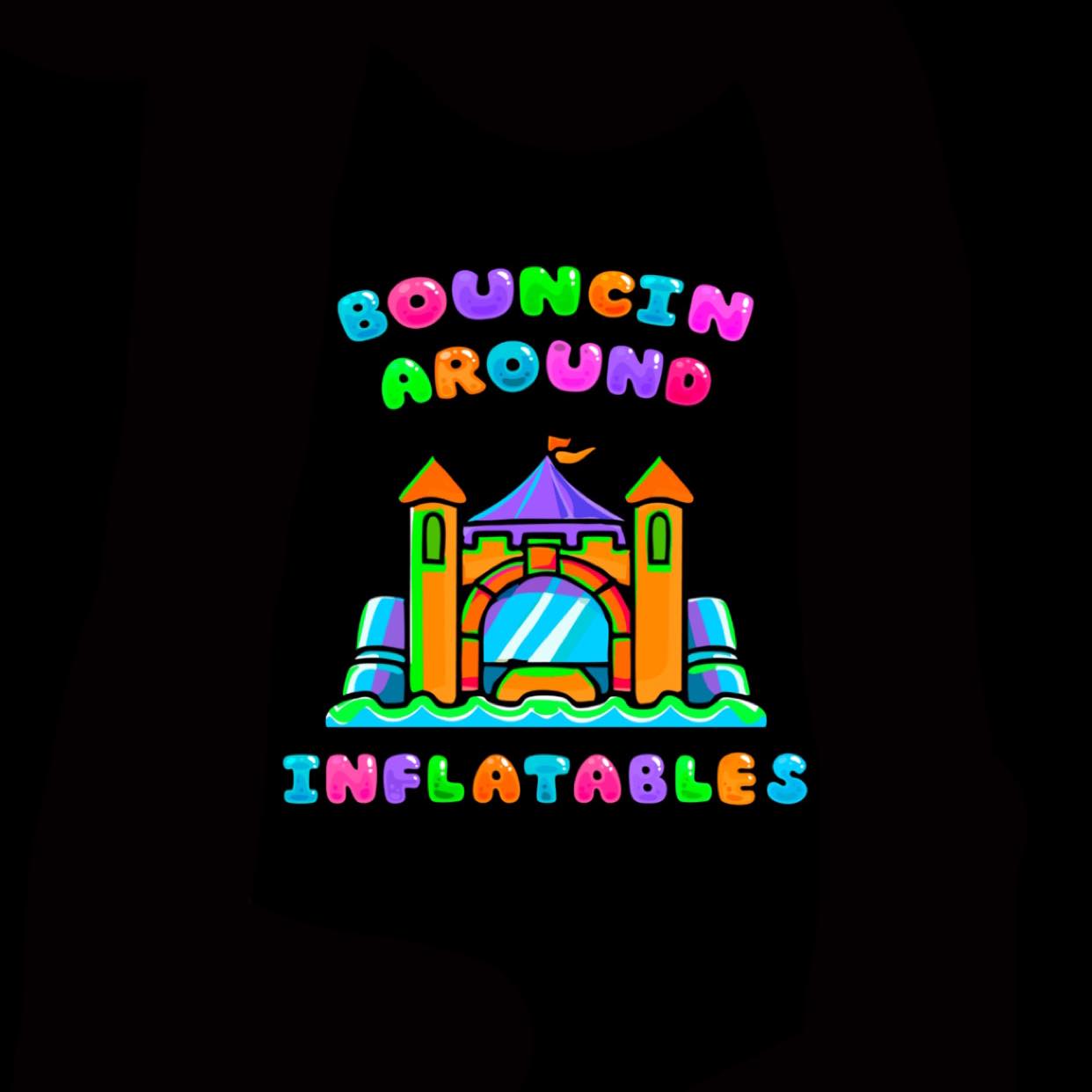 Bouncin' Around Inflatables Logo